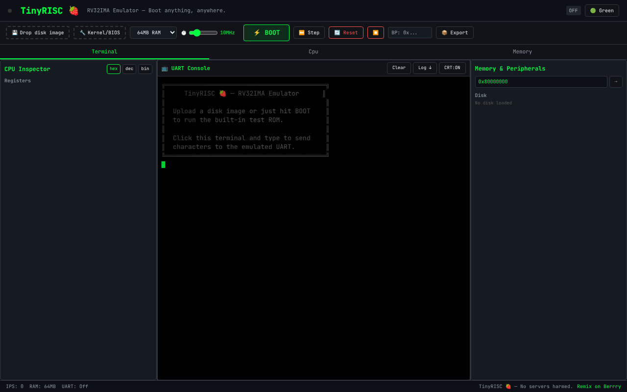 tinyrisc app