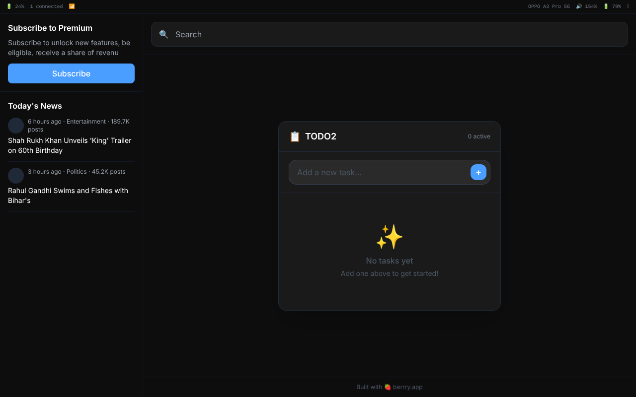 TODO2 screenshot