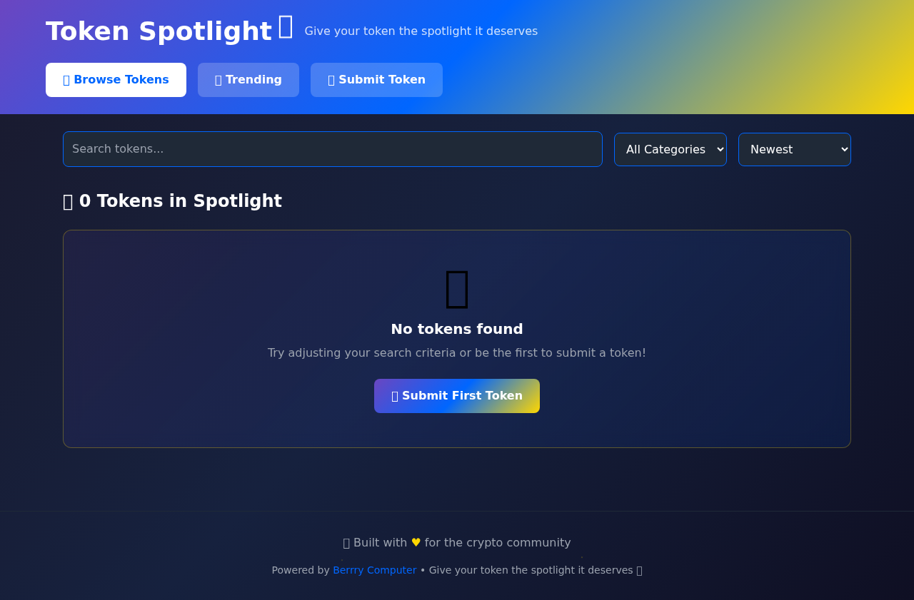 tokenspotlight app