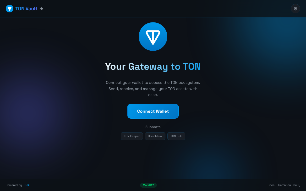 tonvault app
