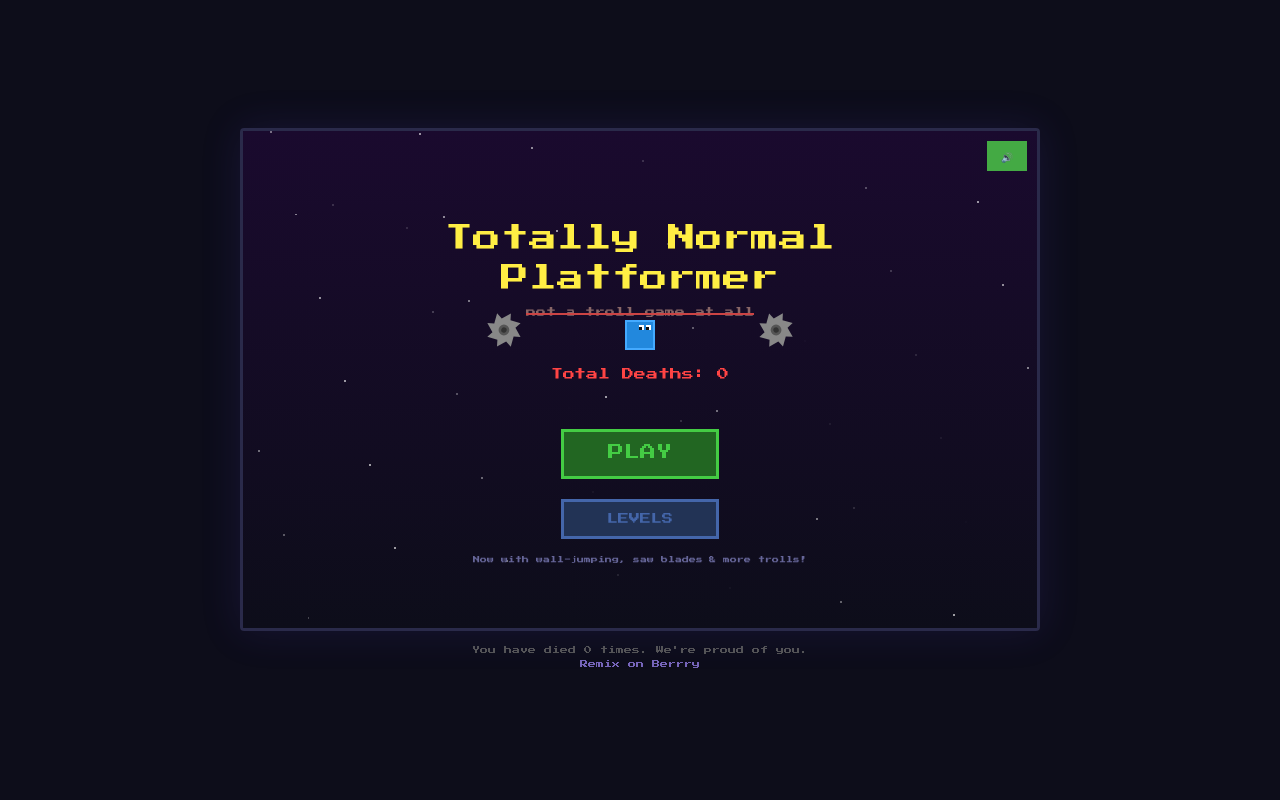 totallynormalplatformer app