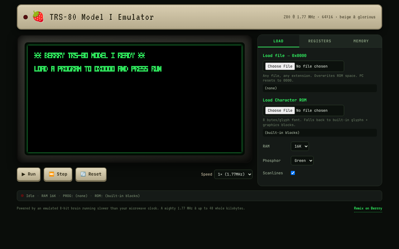 trs-80-model-emulator app