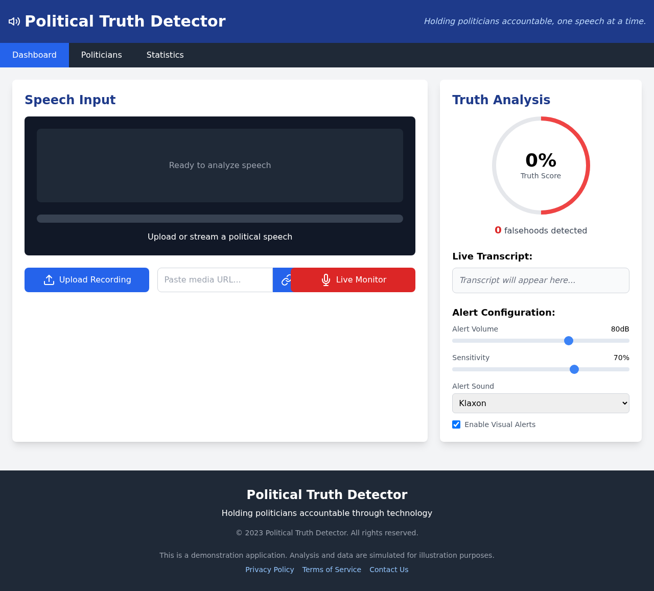 truthdetector app