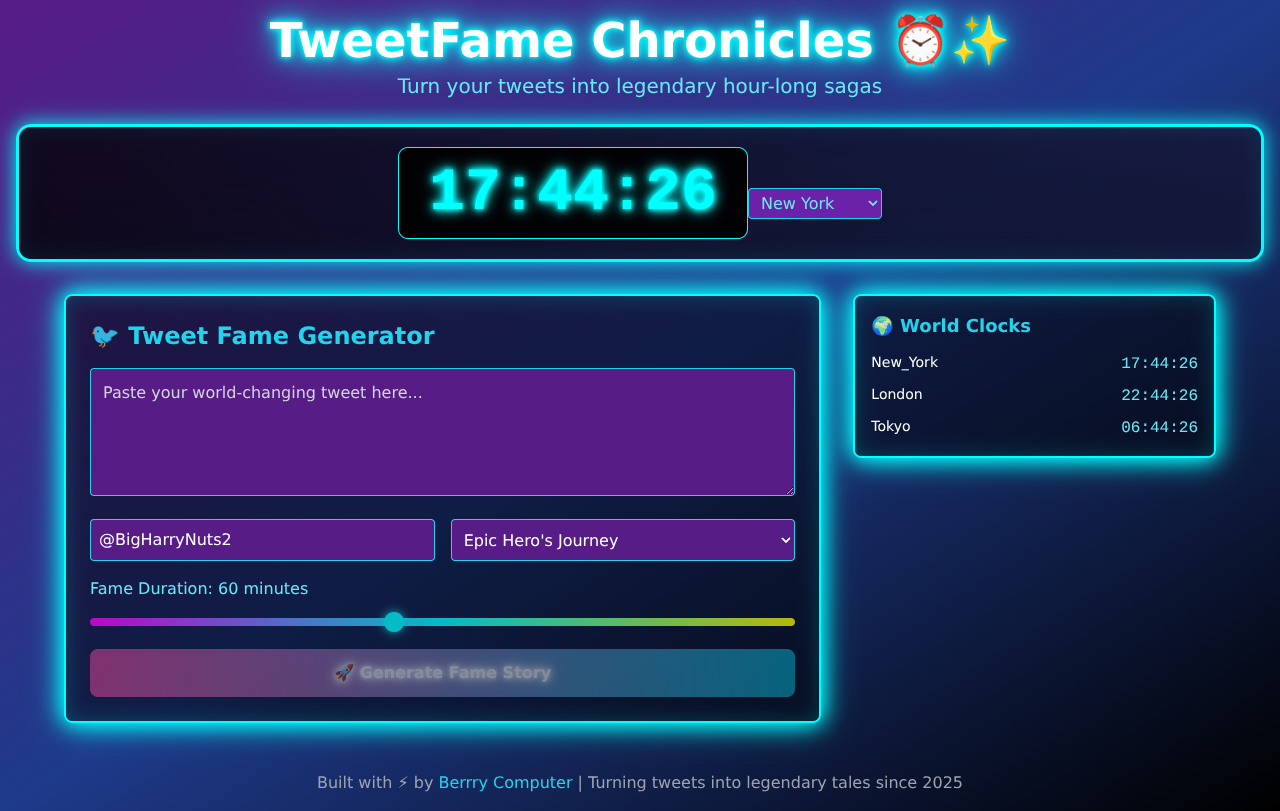 tweetfame app
