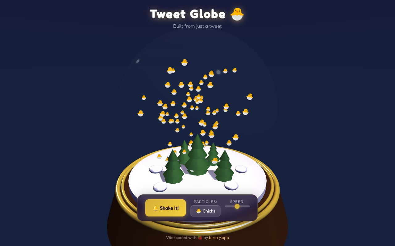 tweetglobe app