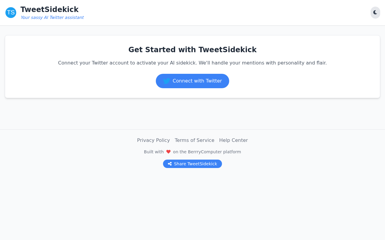 tweetsidekick app