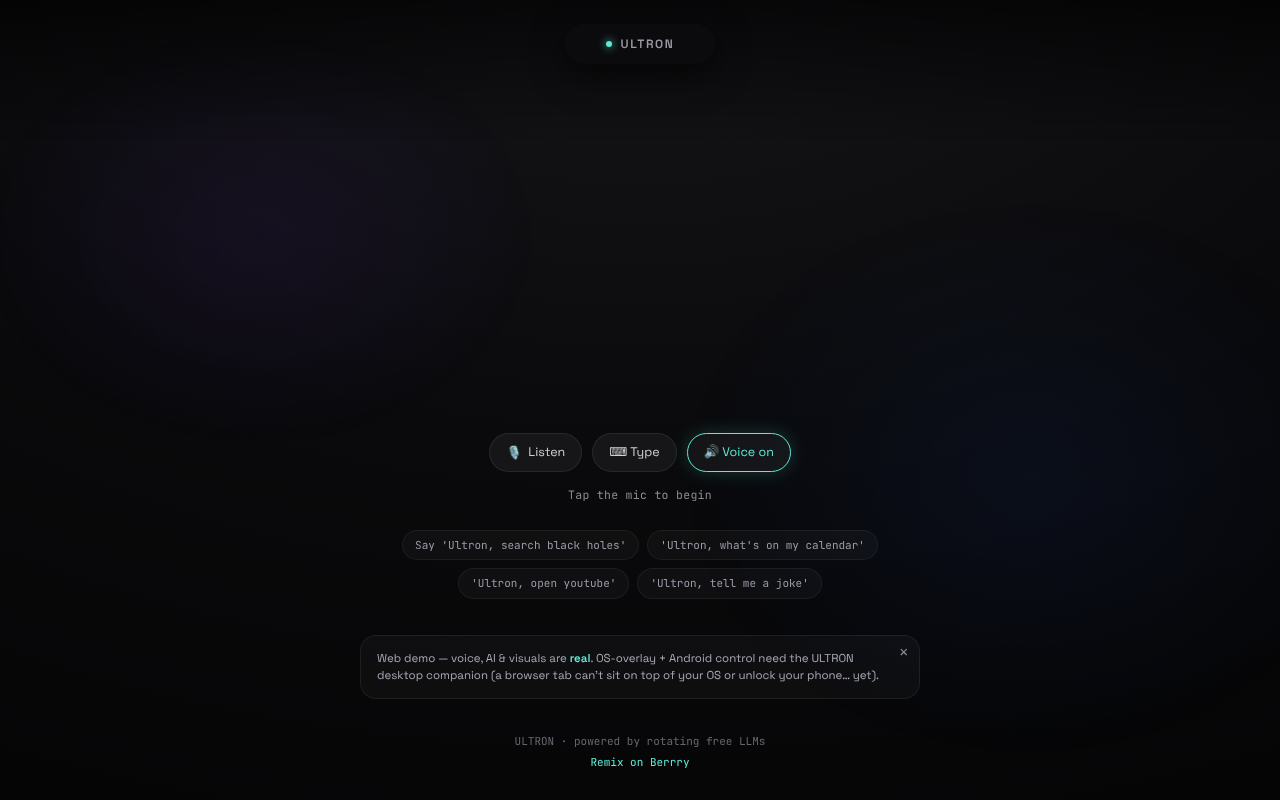 ultron-dynamic-island app