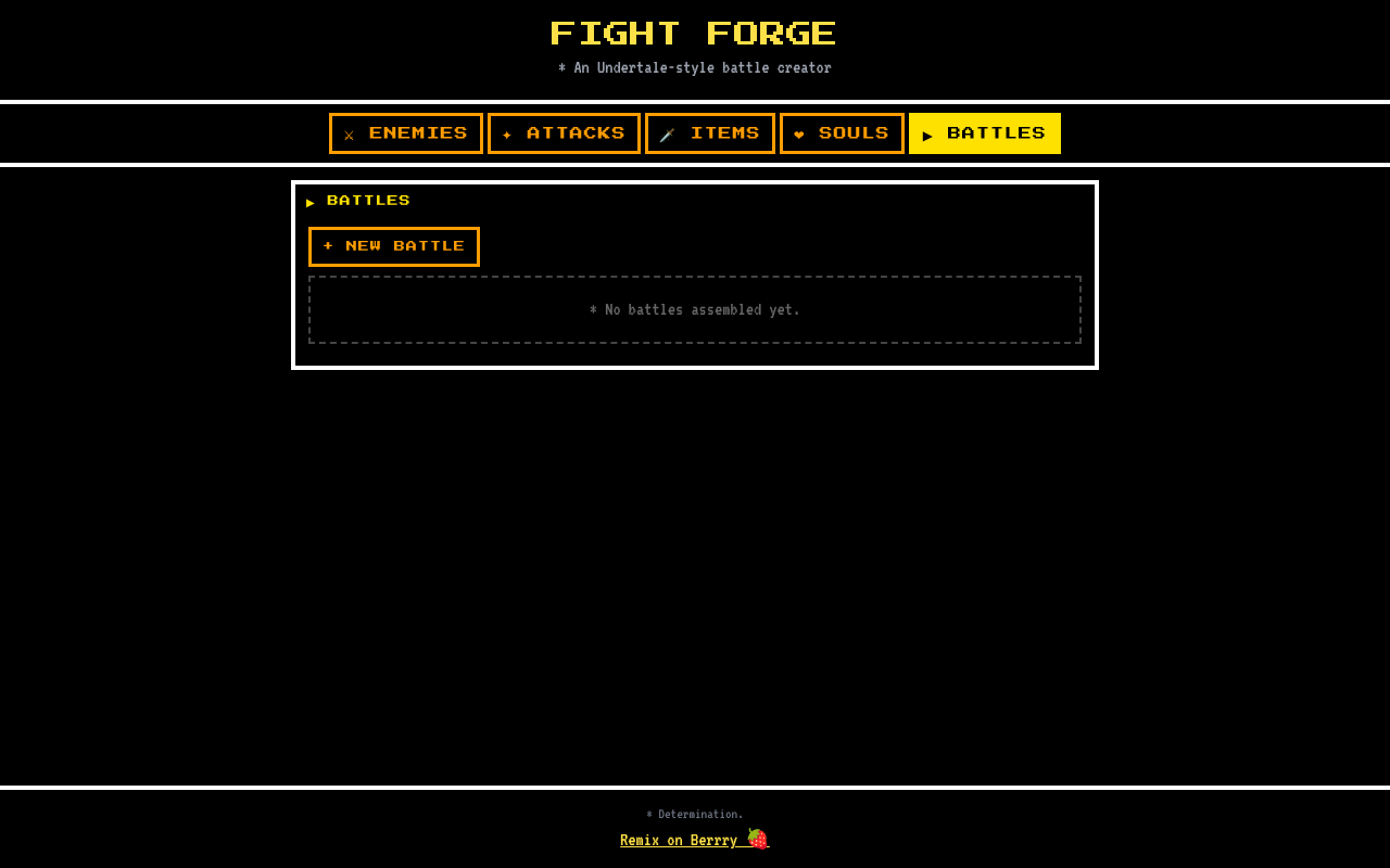 undertale-fight-forge app