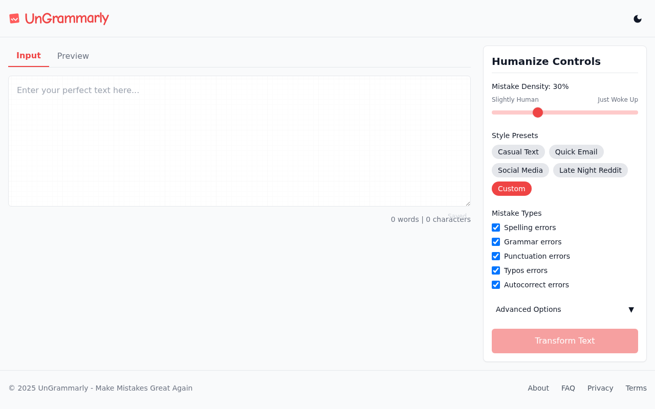 unmistakes app