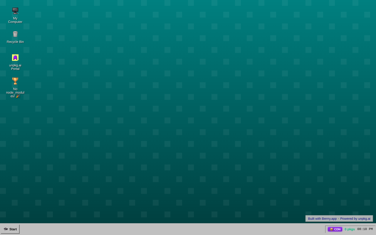 unpkg95 Desktop screenshot