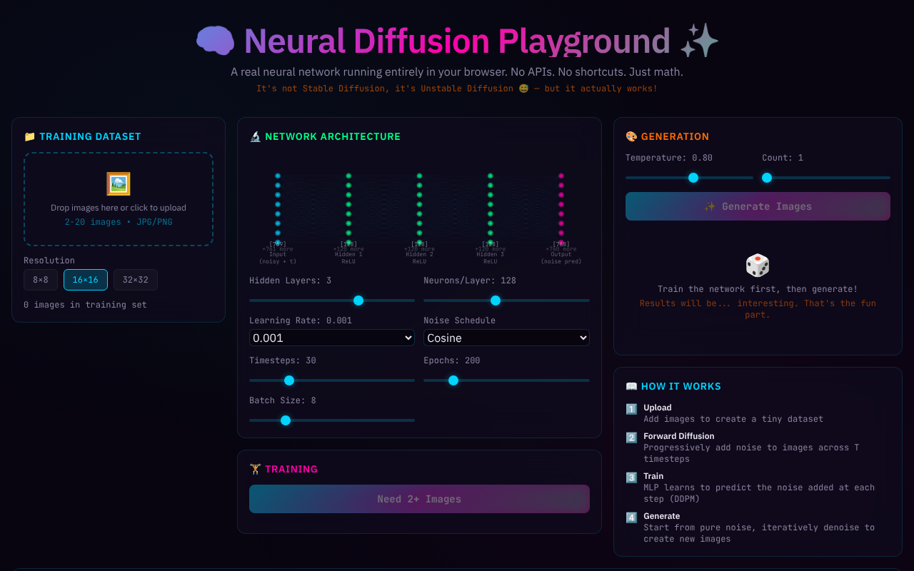 unstable-diffusion app