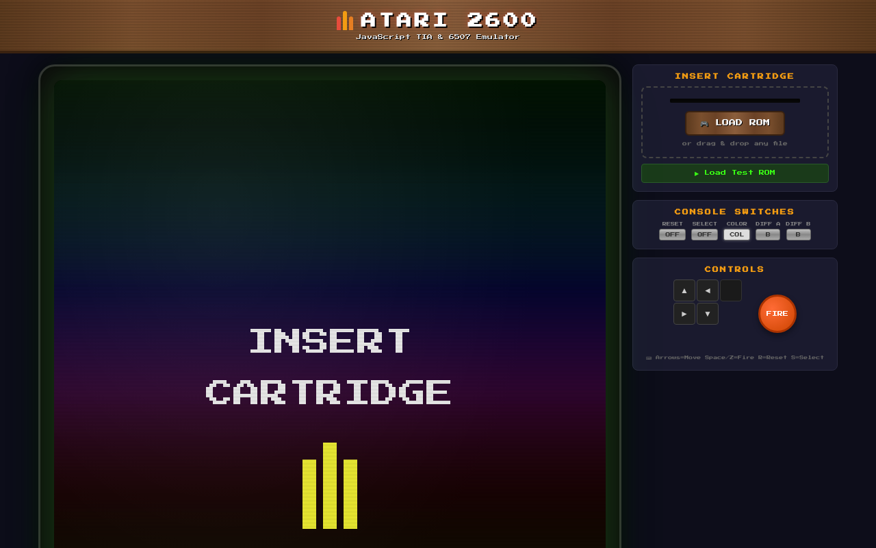 Atari 2600 Emulator screenshot