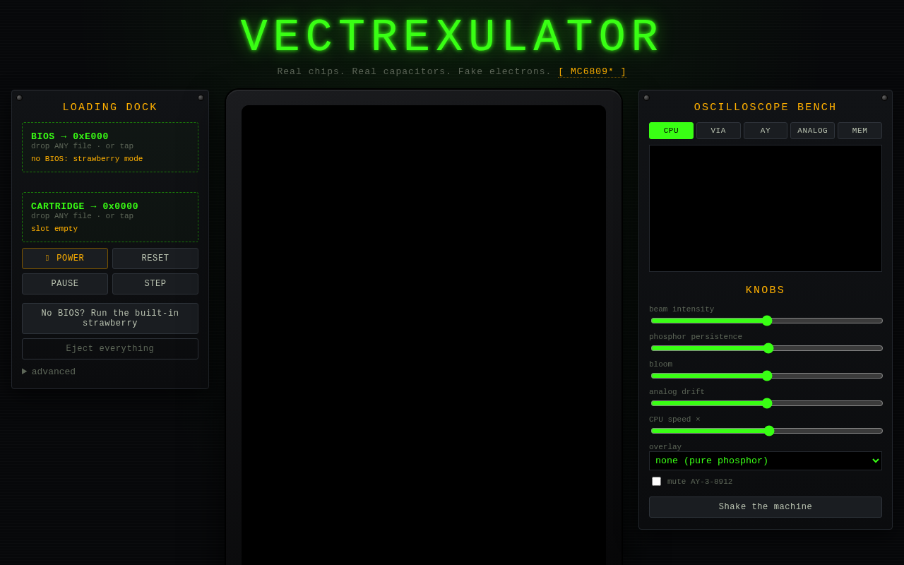 VecTrexulator 6809 screenshot