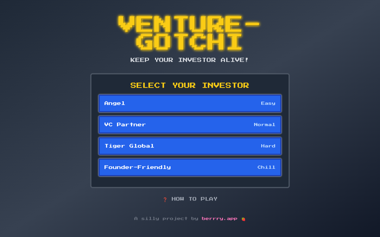 venturegotchi app