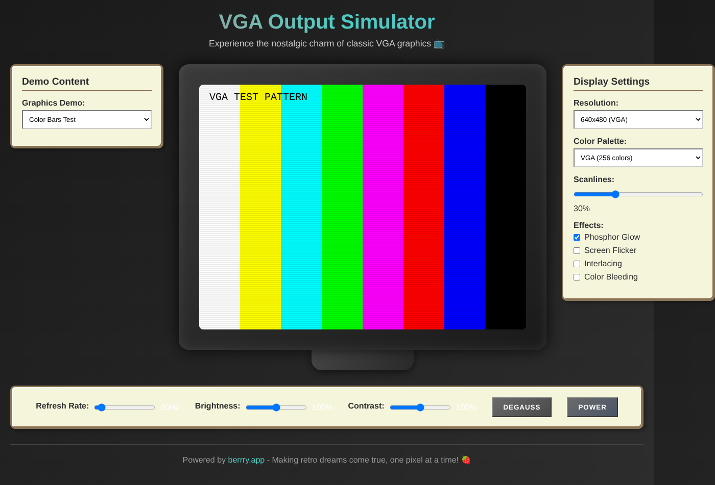 vgasim app