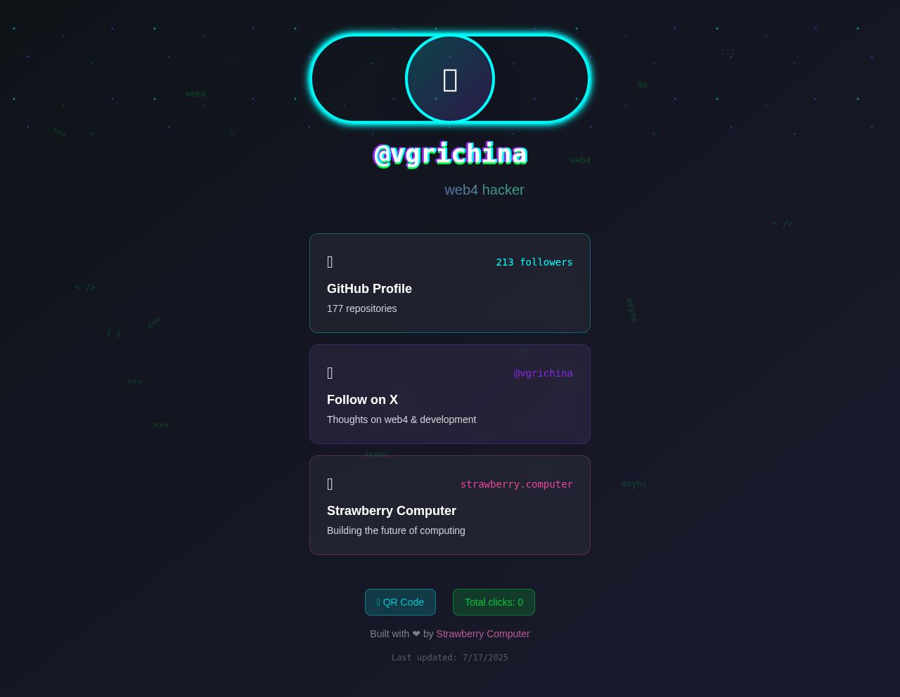 vgrichina-linktree app