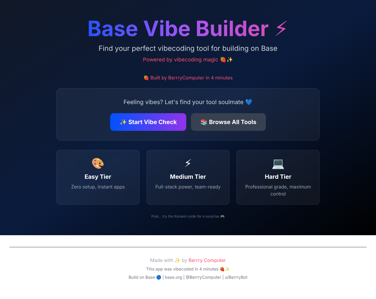 vibebuilder app
