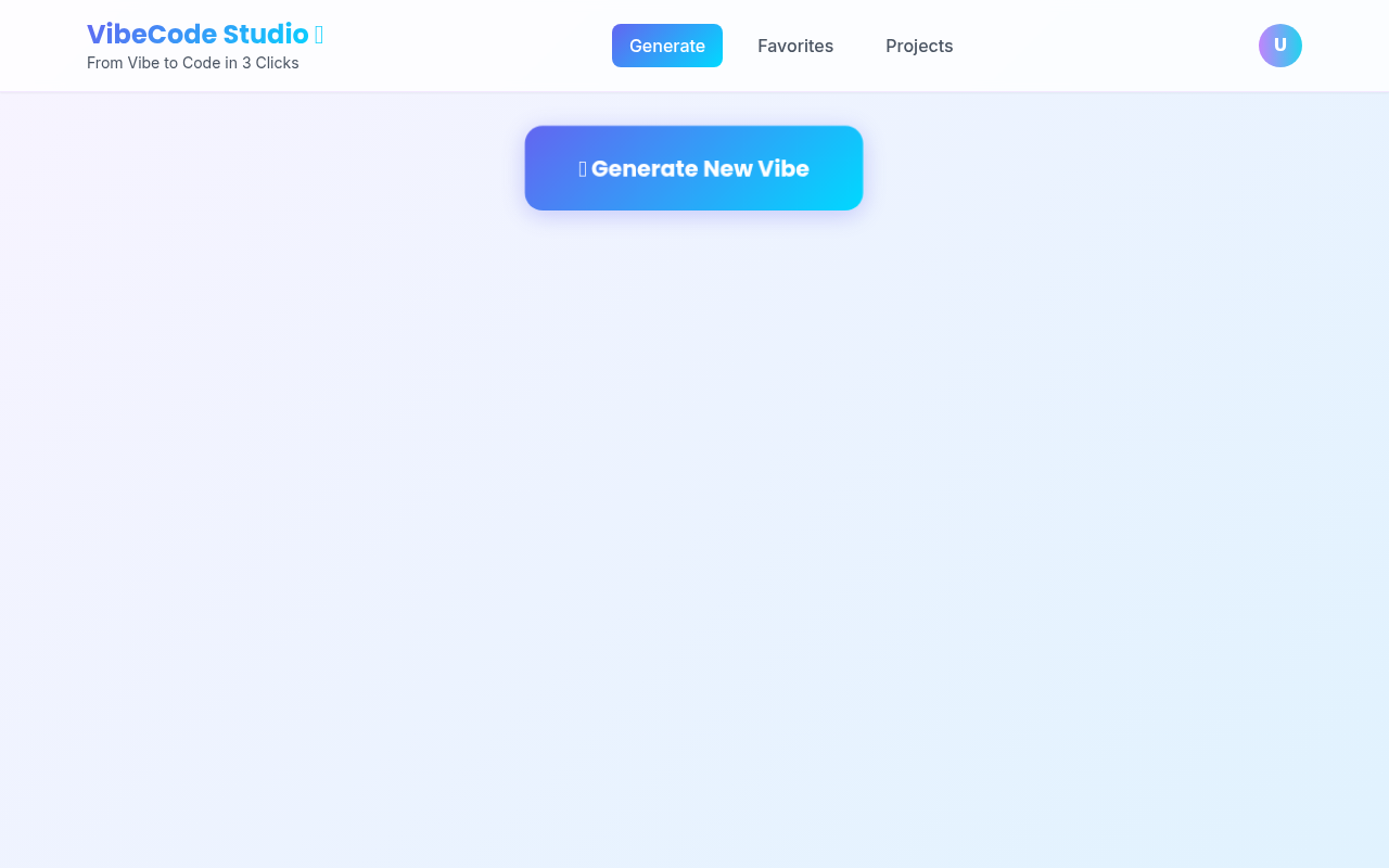 vibecodestudio app