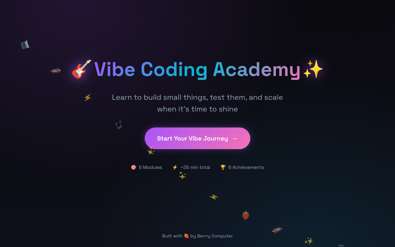 vibecodingacademy app