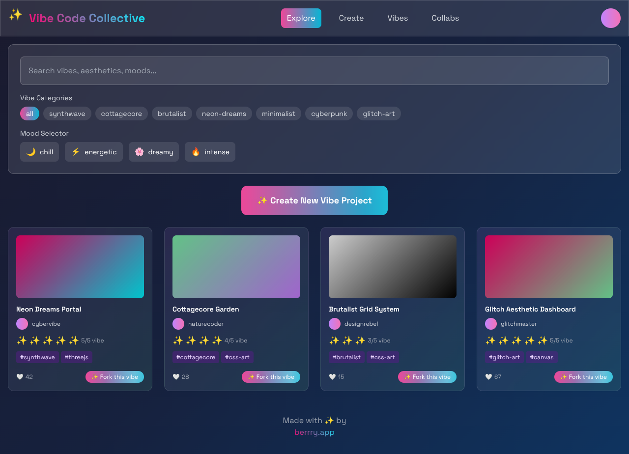 vibeforge app