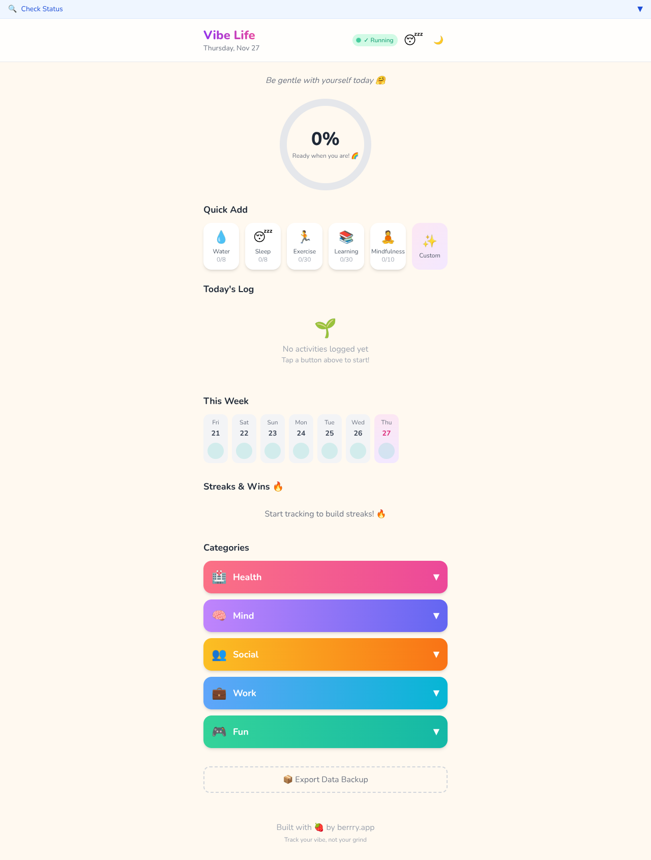 vibelifedebug app