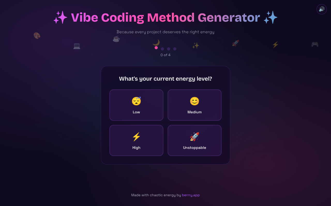 vibemethod app