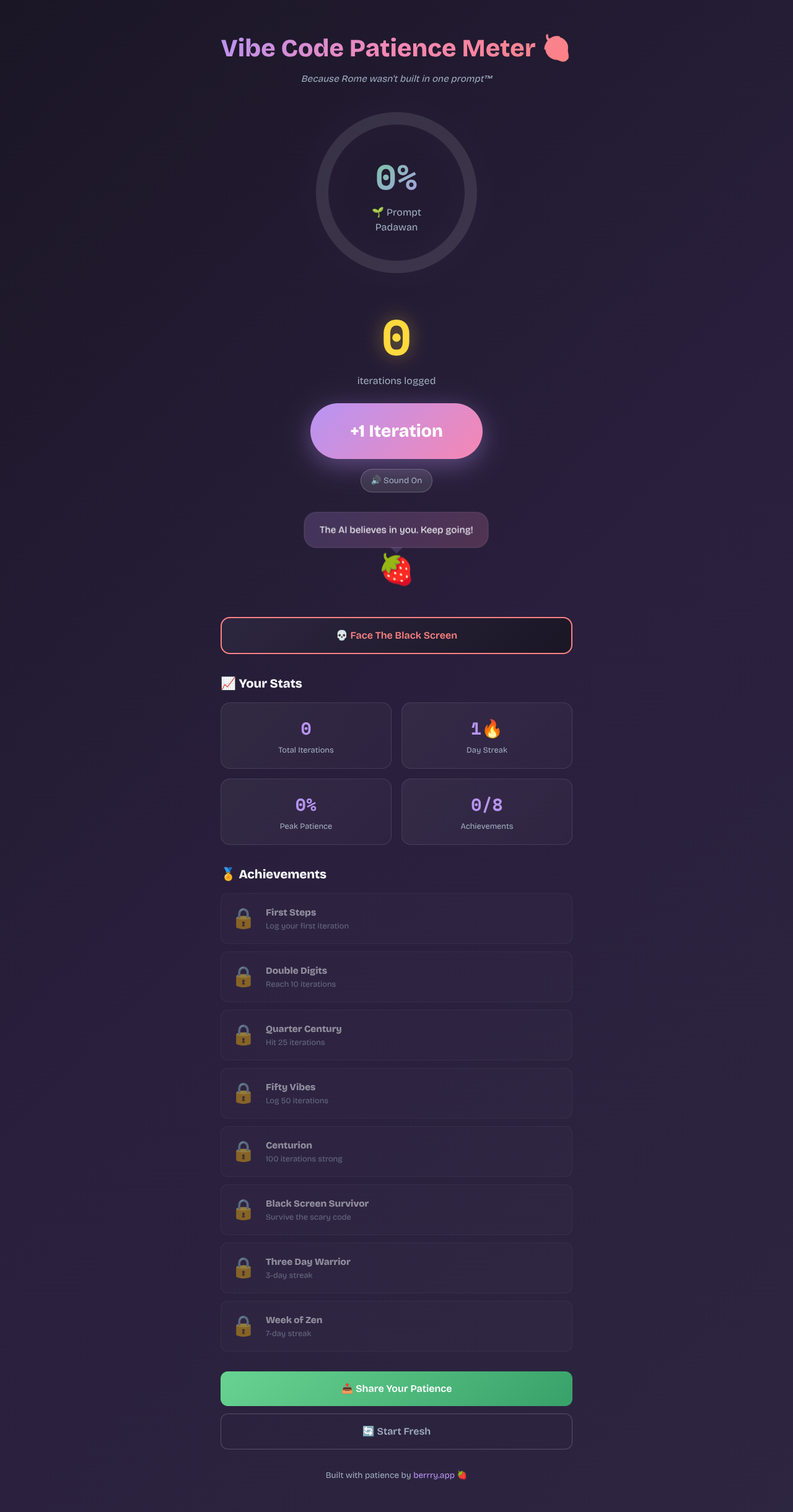 vibepatience app