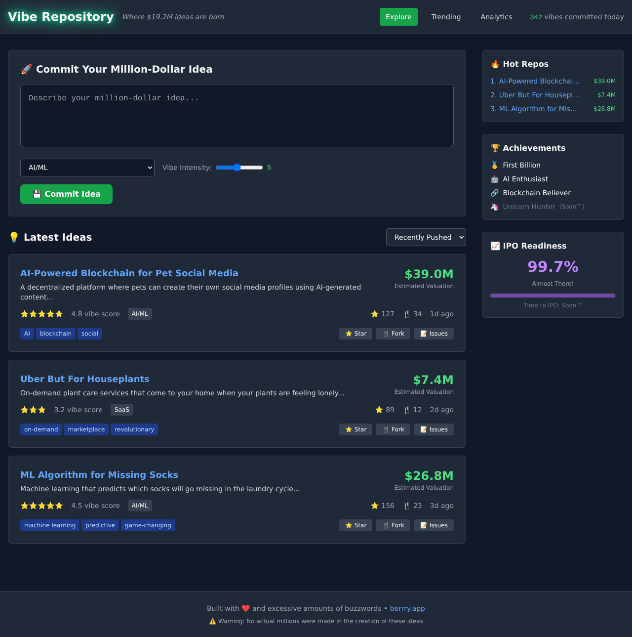 viberepo app