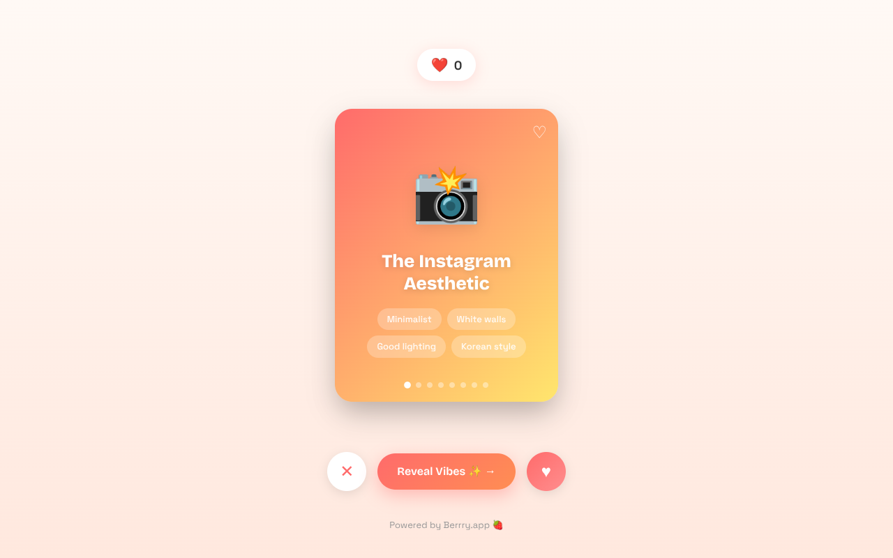 vibeselector app