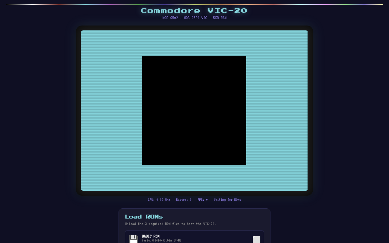 vic-emu app