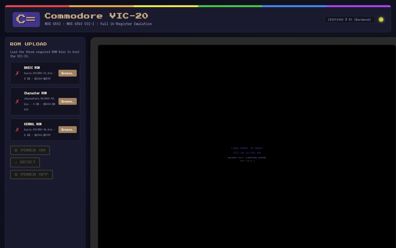 vic-i-emulator app