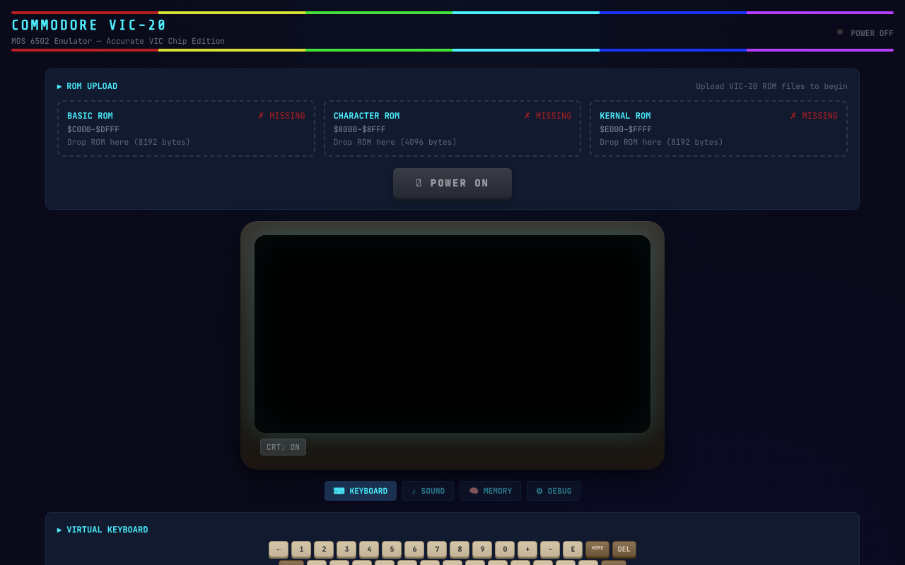 vic20-accurate app