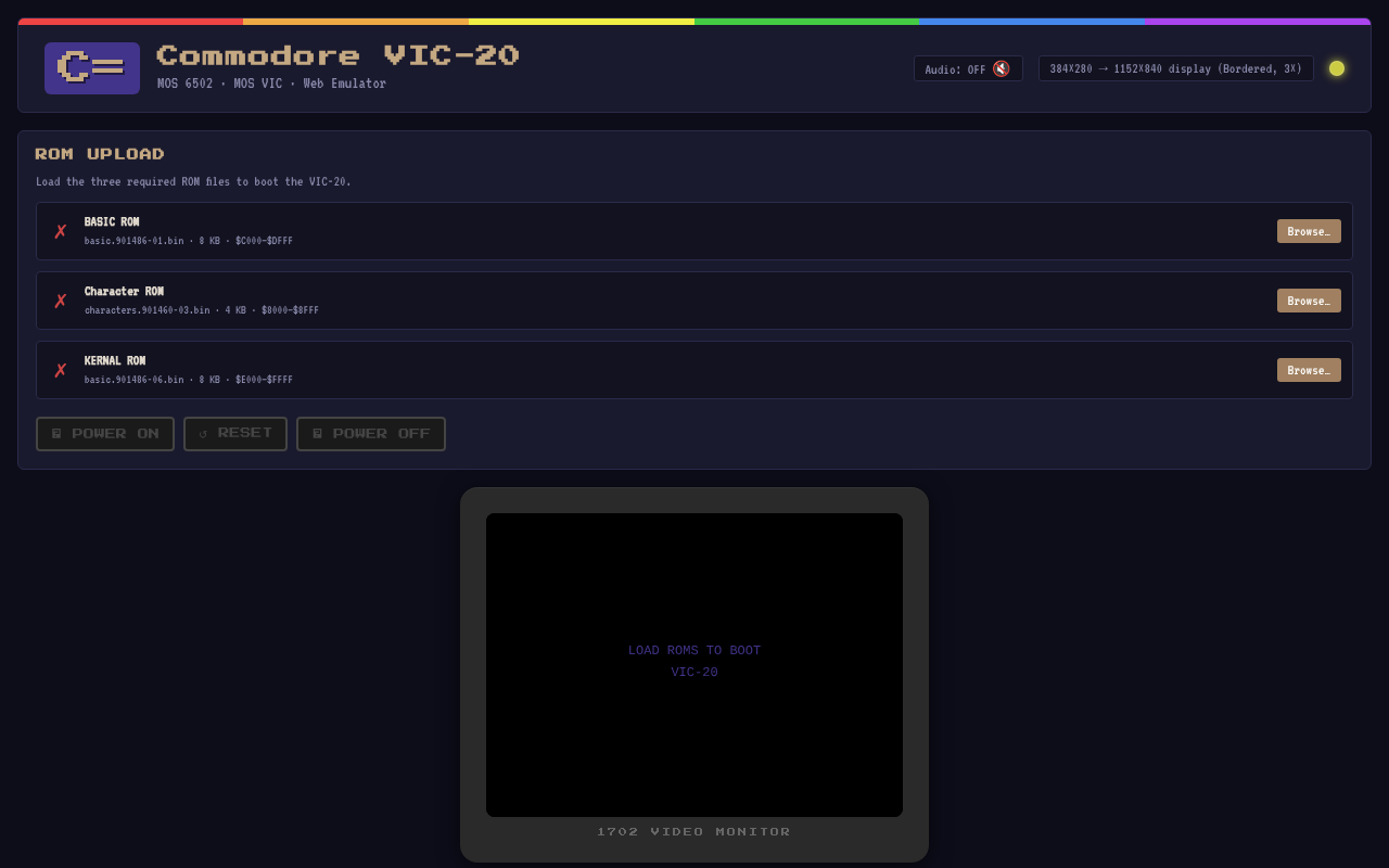 vic20audio app