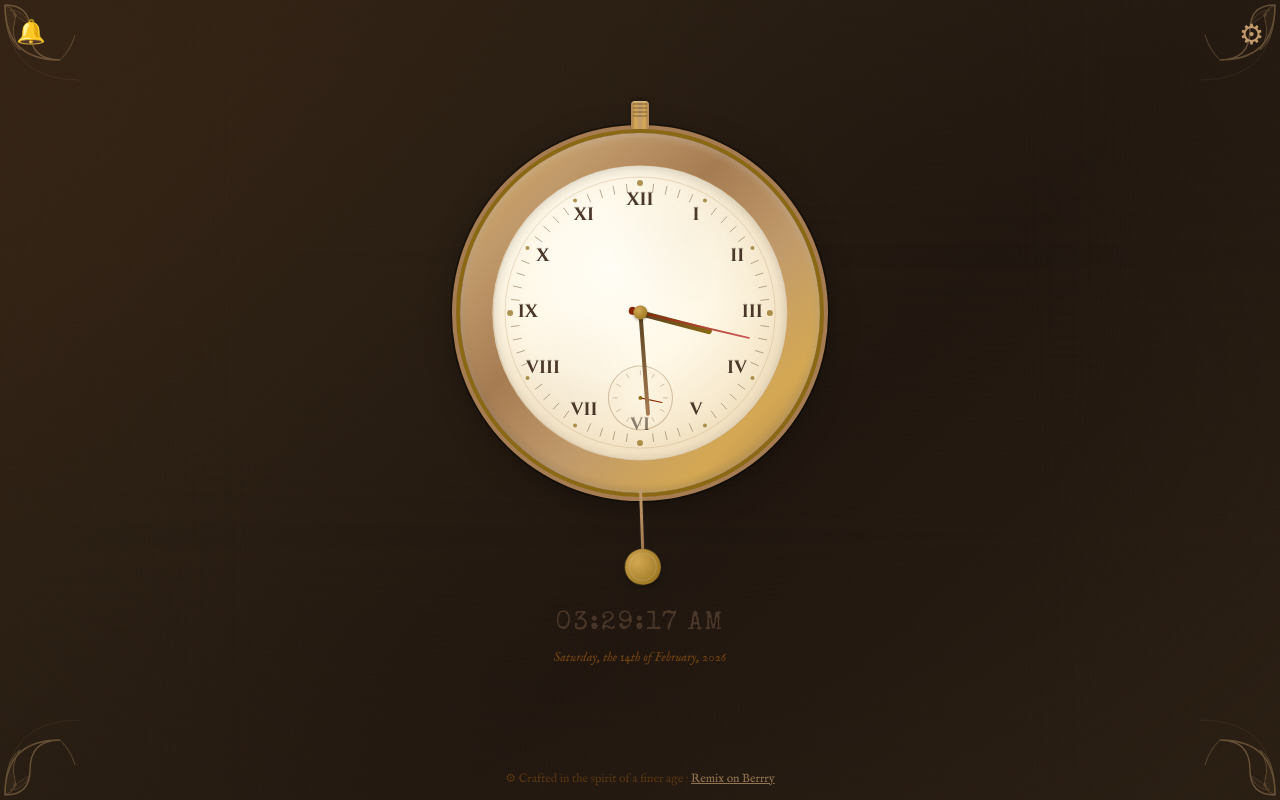 victorian-clock app