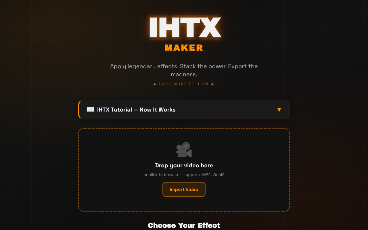 IHTX Maker screenshot