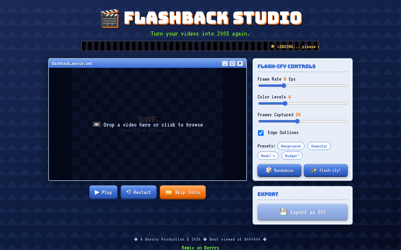video-flash-animation app