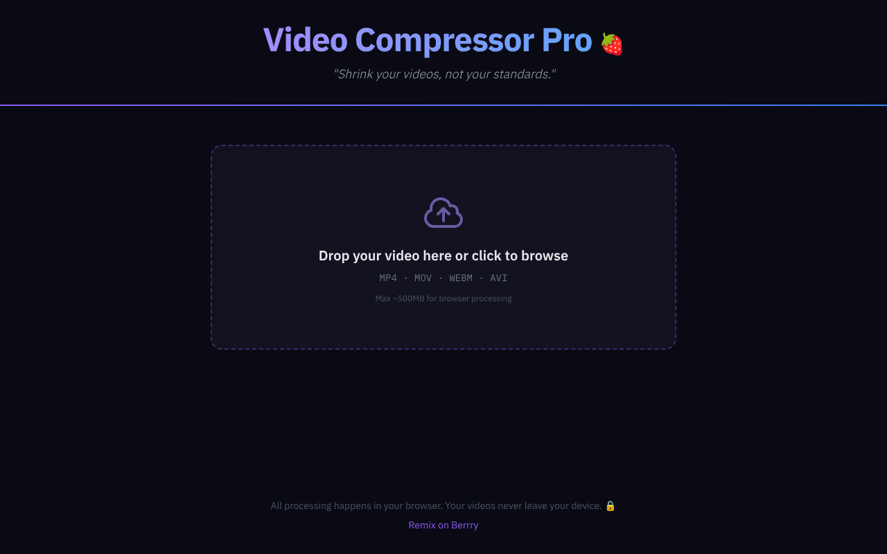videocompressor app