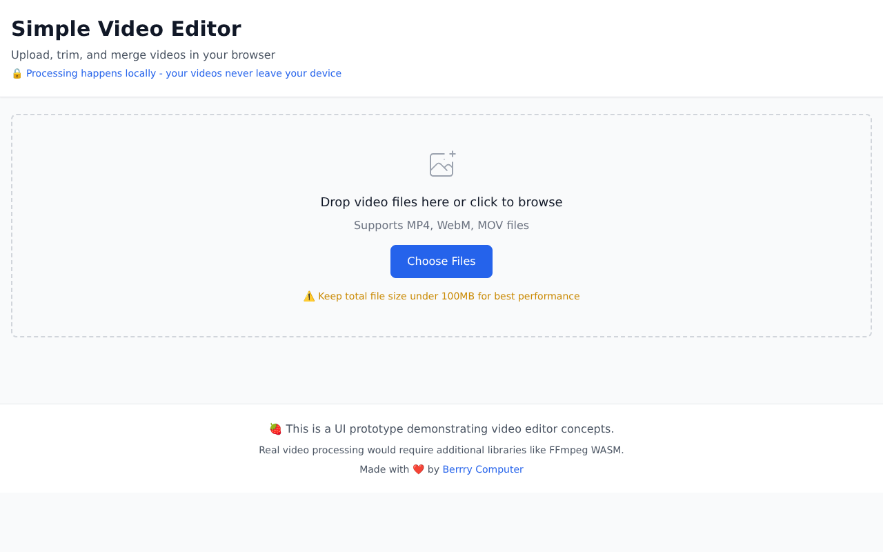 Video Merge Maestro screenshot