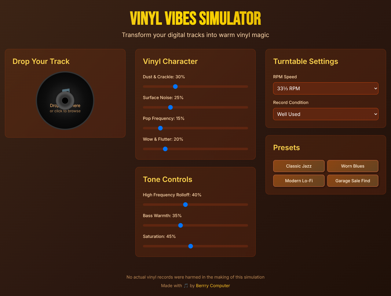 vinylvibes app