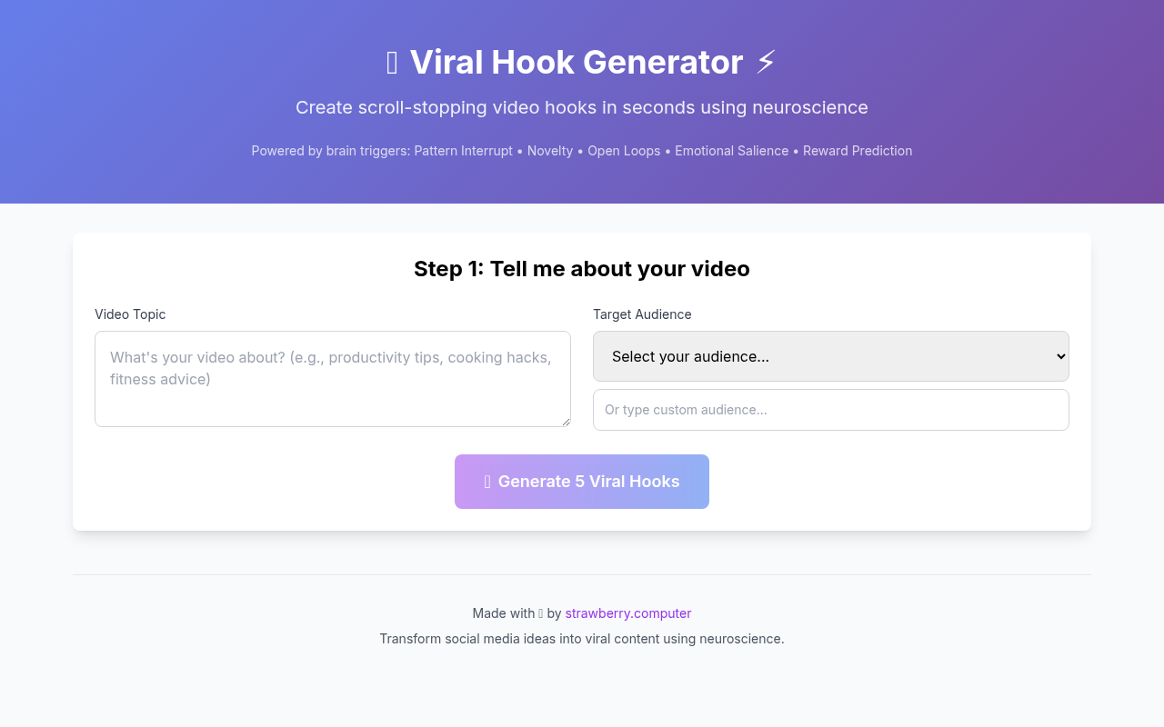 viralhooks app