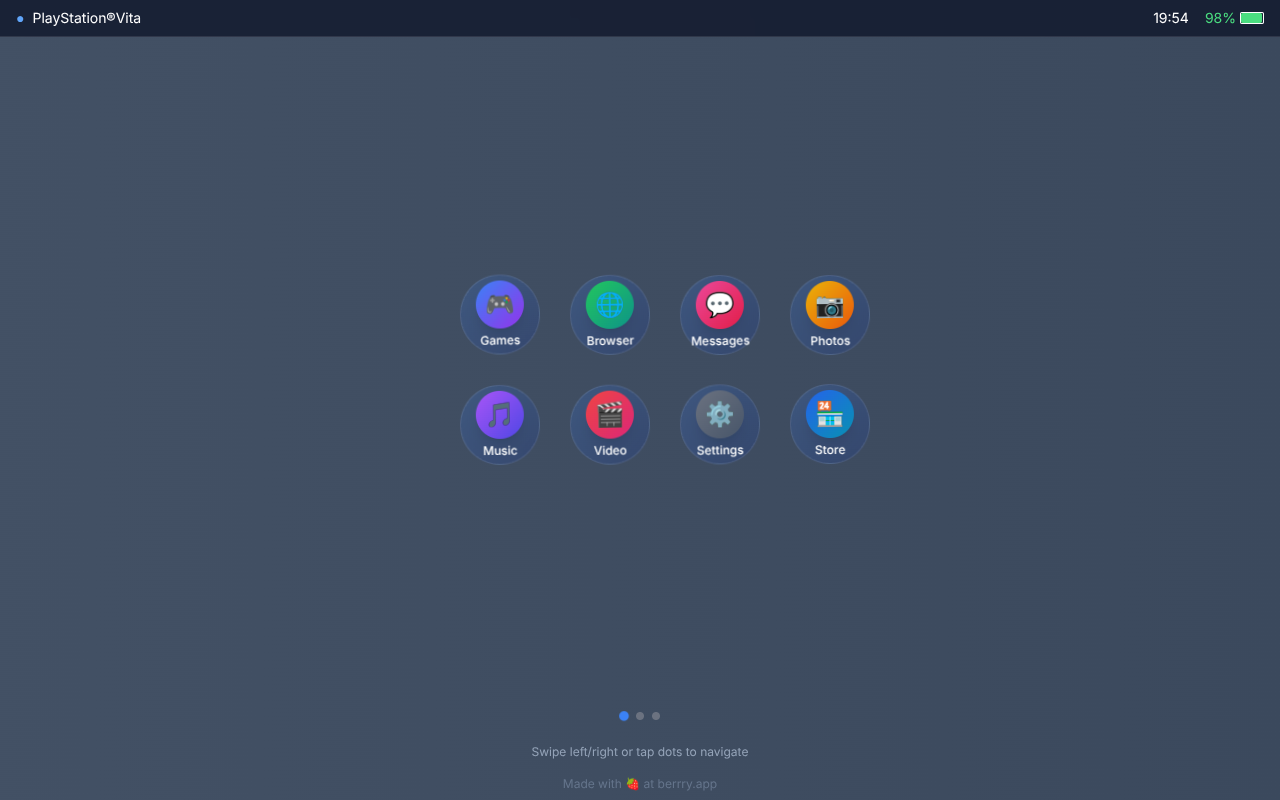 vita-menu app