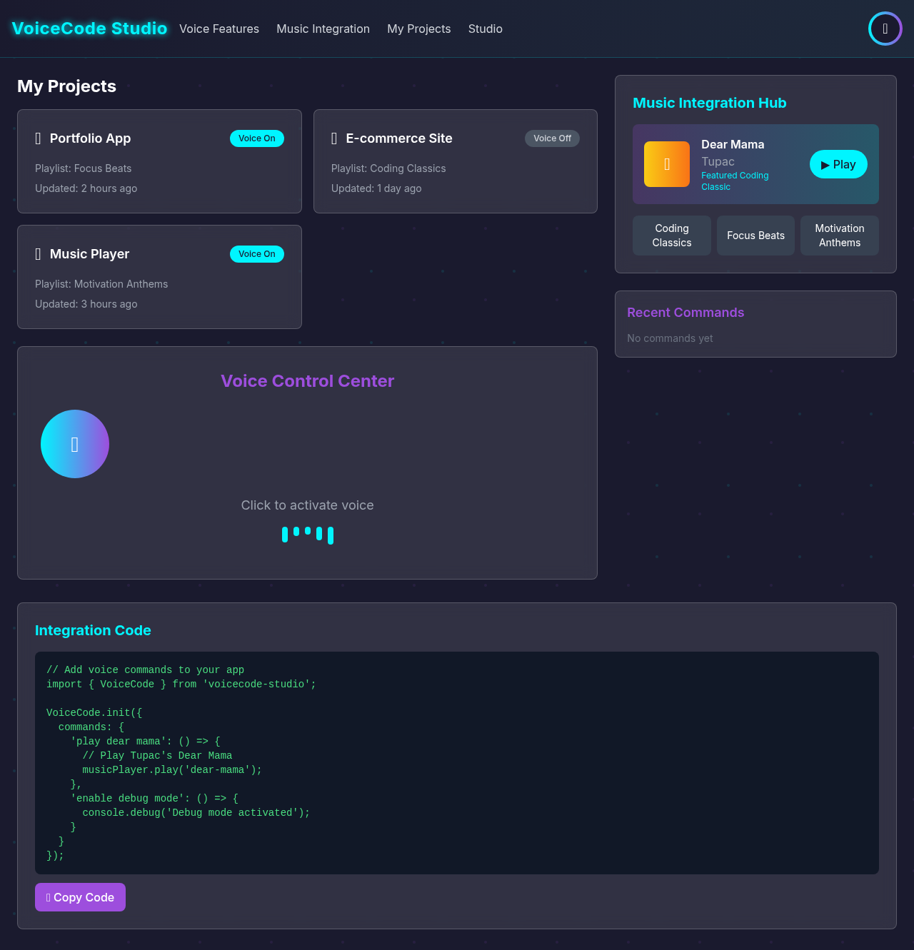 voicecode app