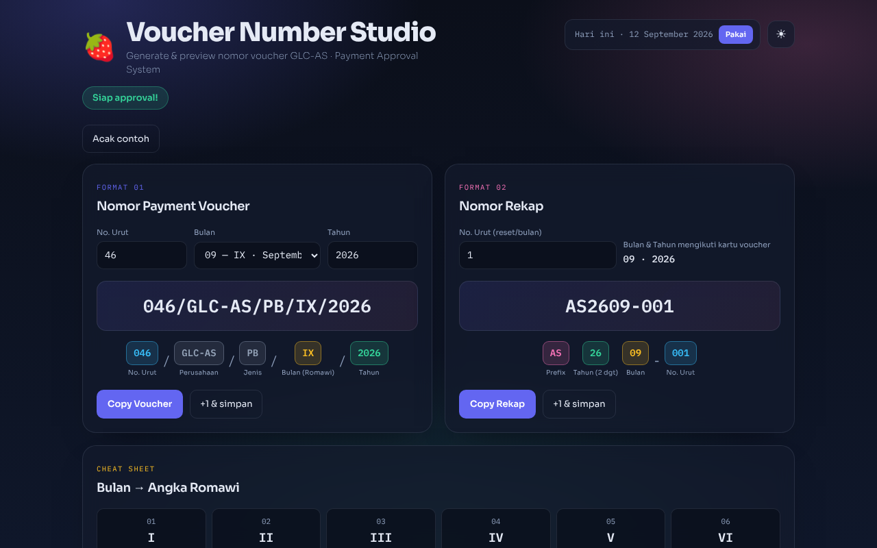 voucher-number-generator app