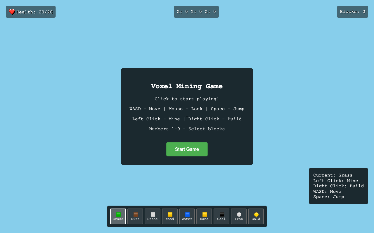 Voxel Mine screenshot
