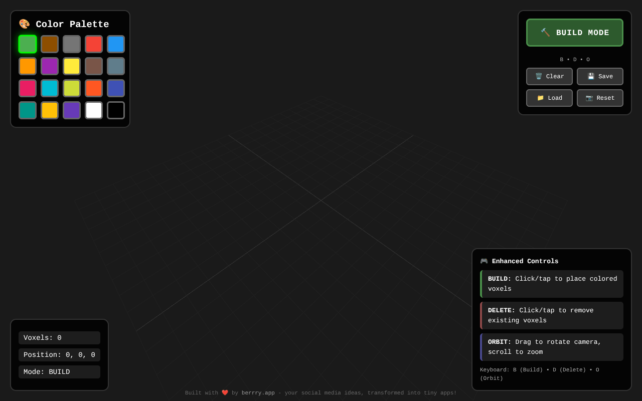 VoxelOrbit Builder screenshot