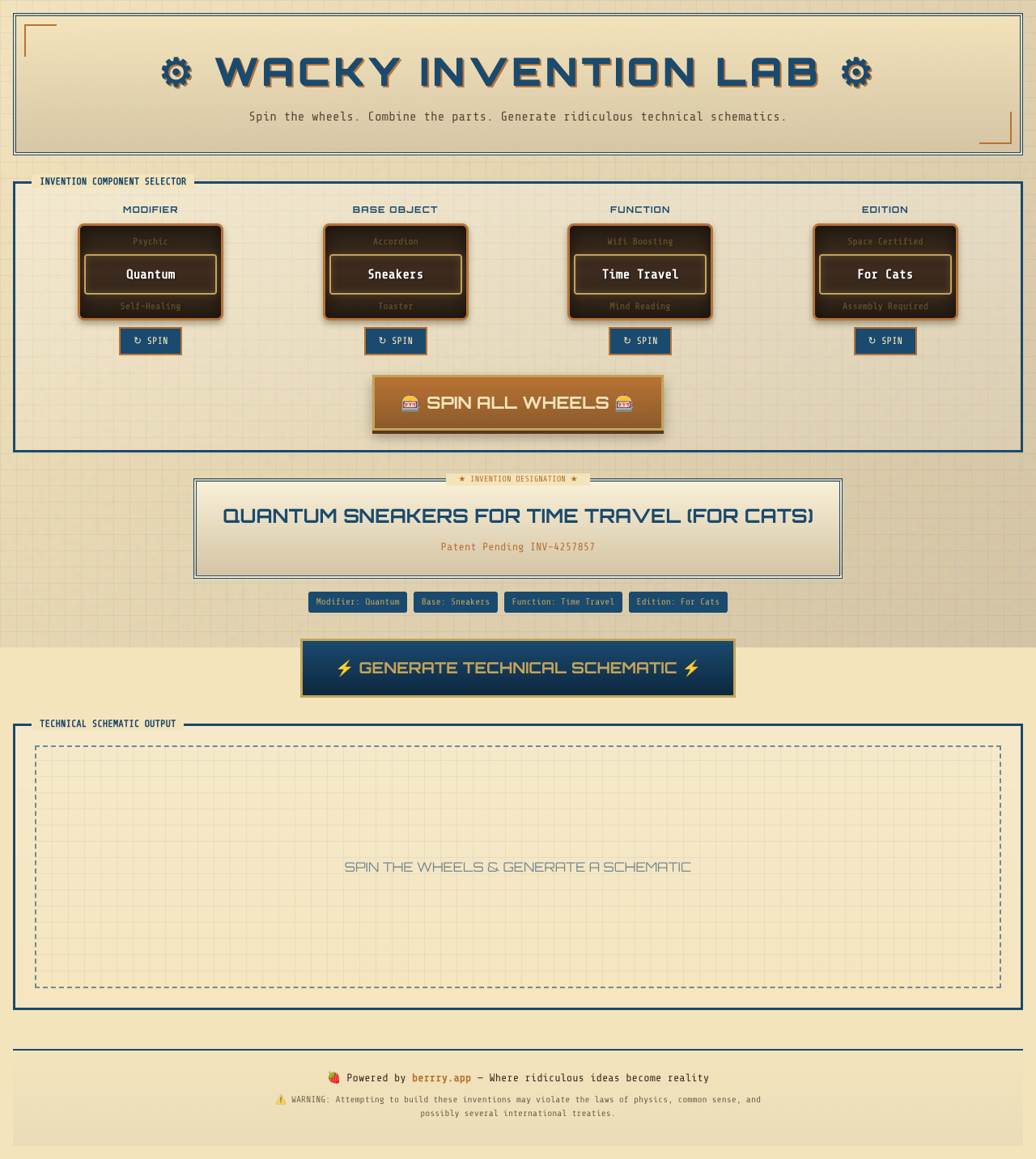 wackylab app