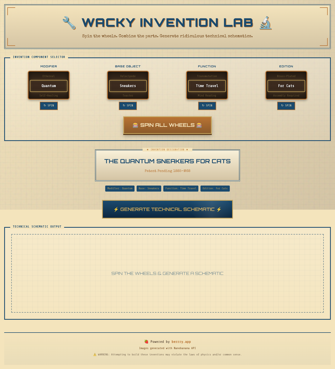 wackylab2 app