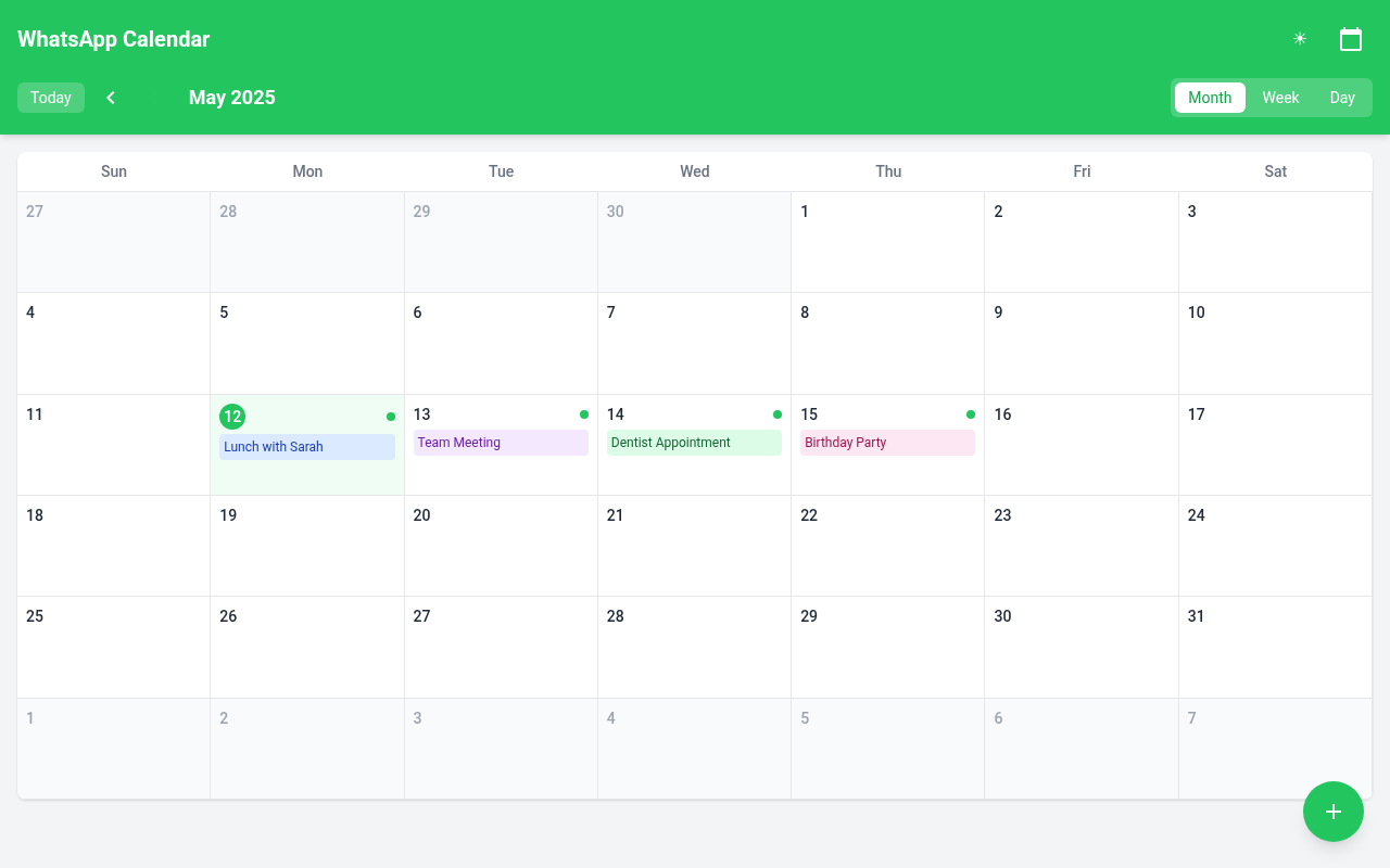 wapcalendar app