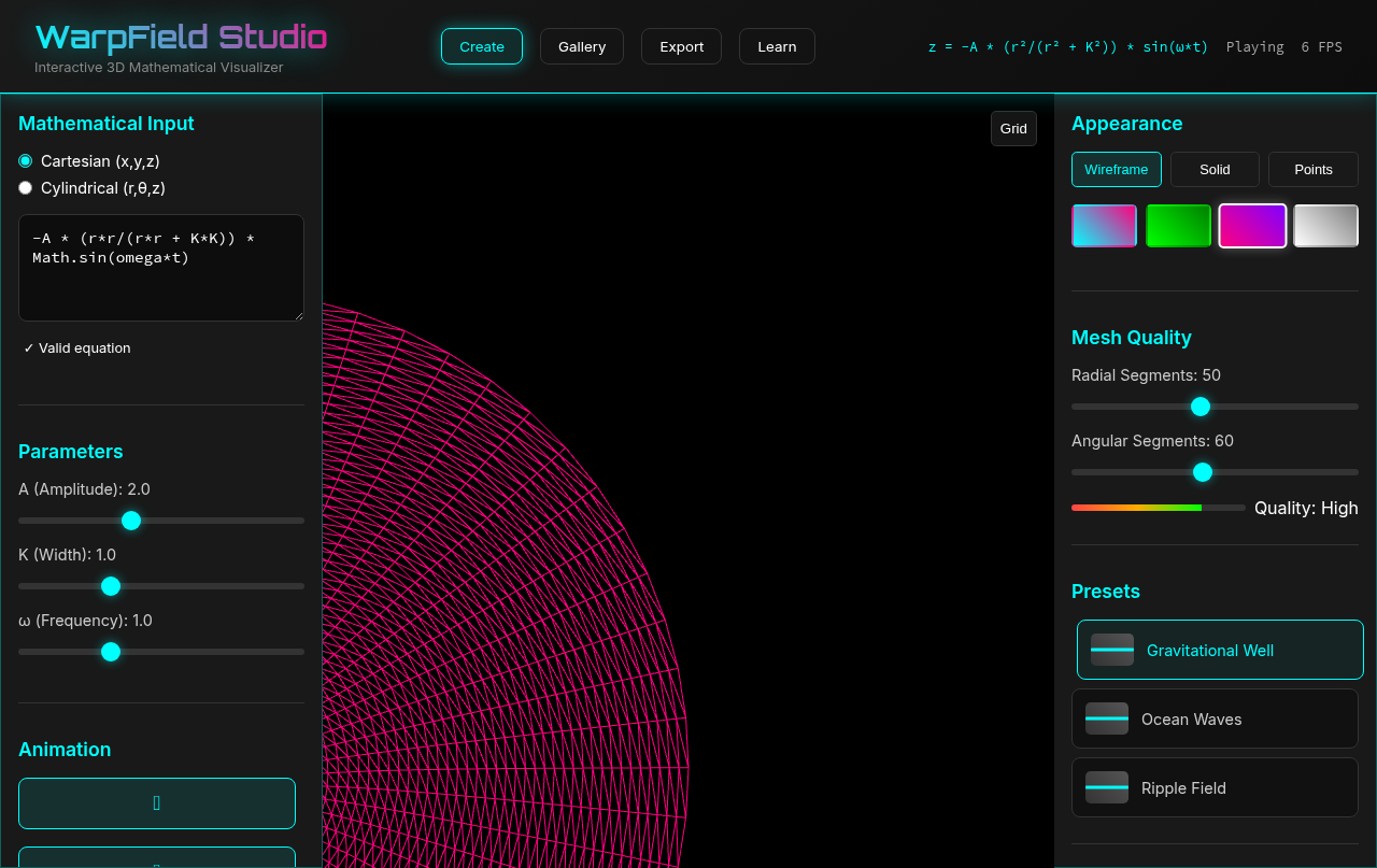 warpfield app