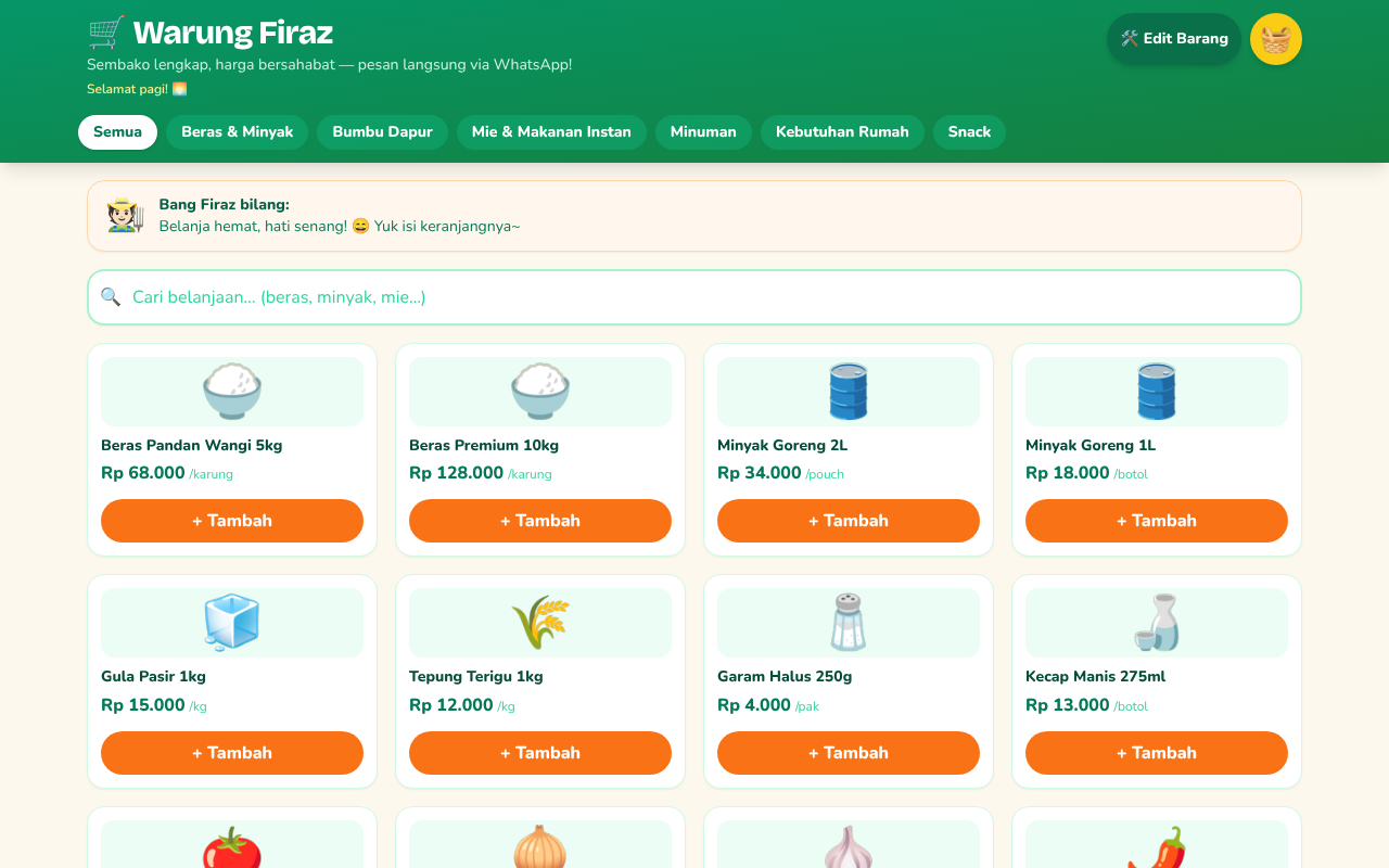 warung-firaz-toko app